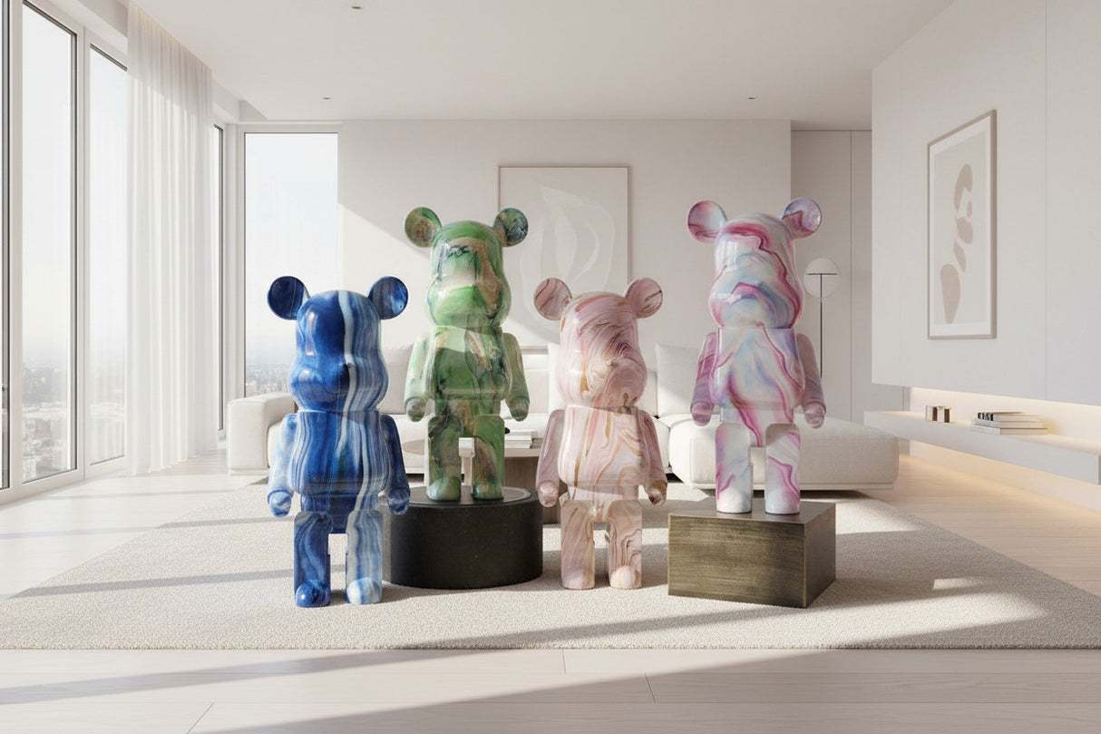 ChandeliersDecor.com-Bearbrick Statues-X Pushead Multi colorX Pushead Multi Color - Bearbrick Statue