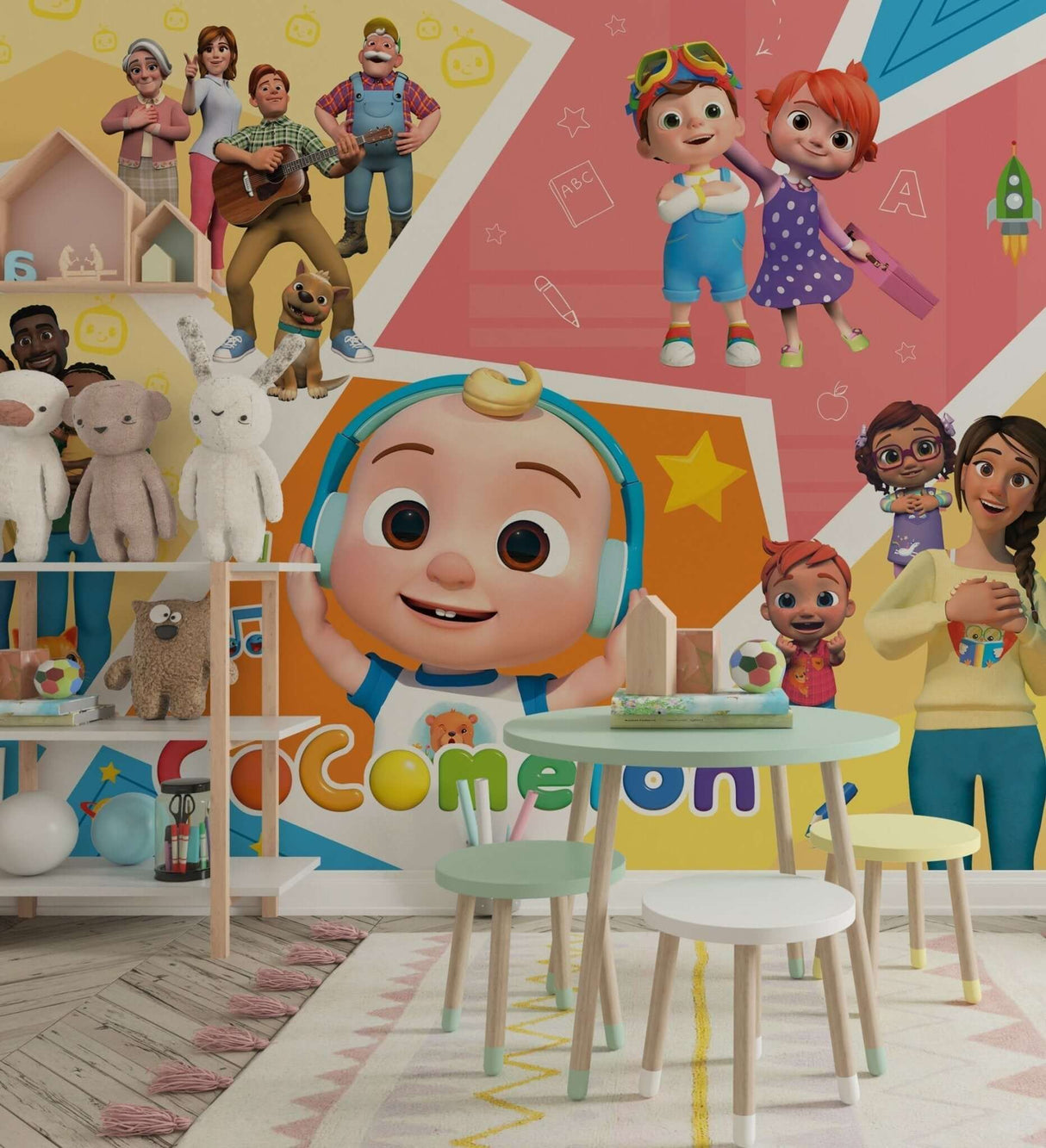 Cocomelon Wallpaper Murals: Kids Room Wall Decor-ChandeliersDecor.com