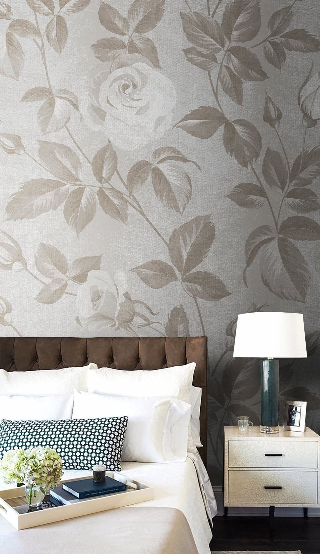 Delight Leaves Wallpaper Mural-ChandeliersDecor.com