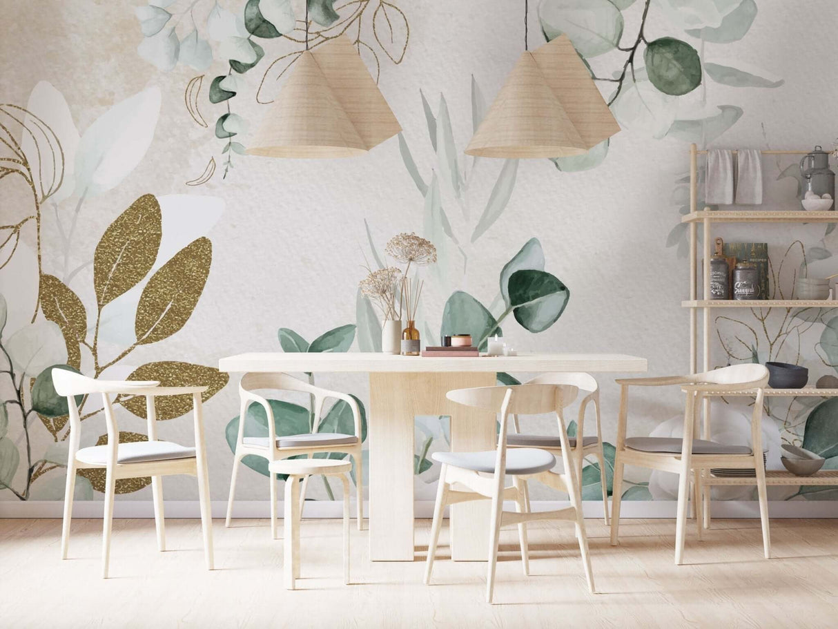Dream Flowers Wallpaper Mural - Exquisite Floral Design-ChandeliersDecor.com