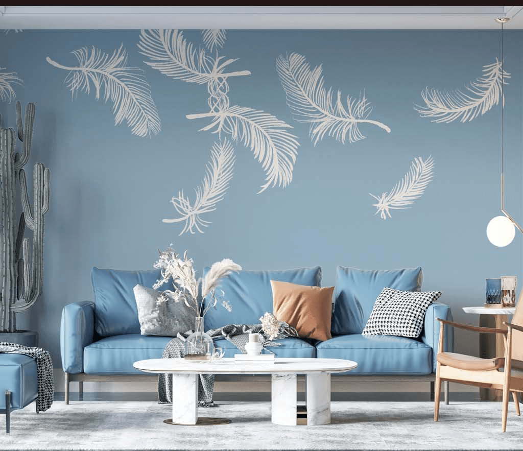 Feathers Wallpaper Murals: Transform Your Space Instantly-ChandeliersDecor.com