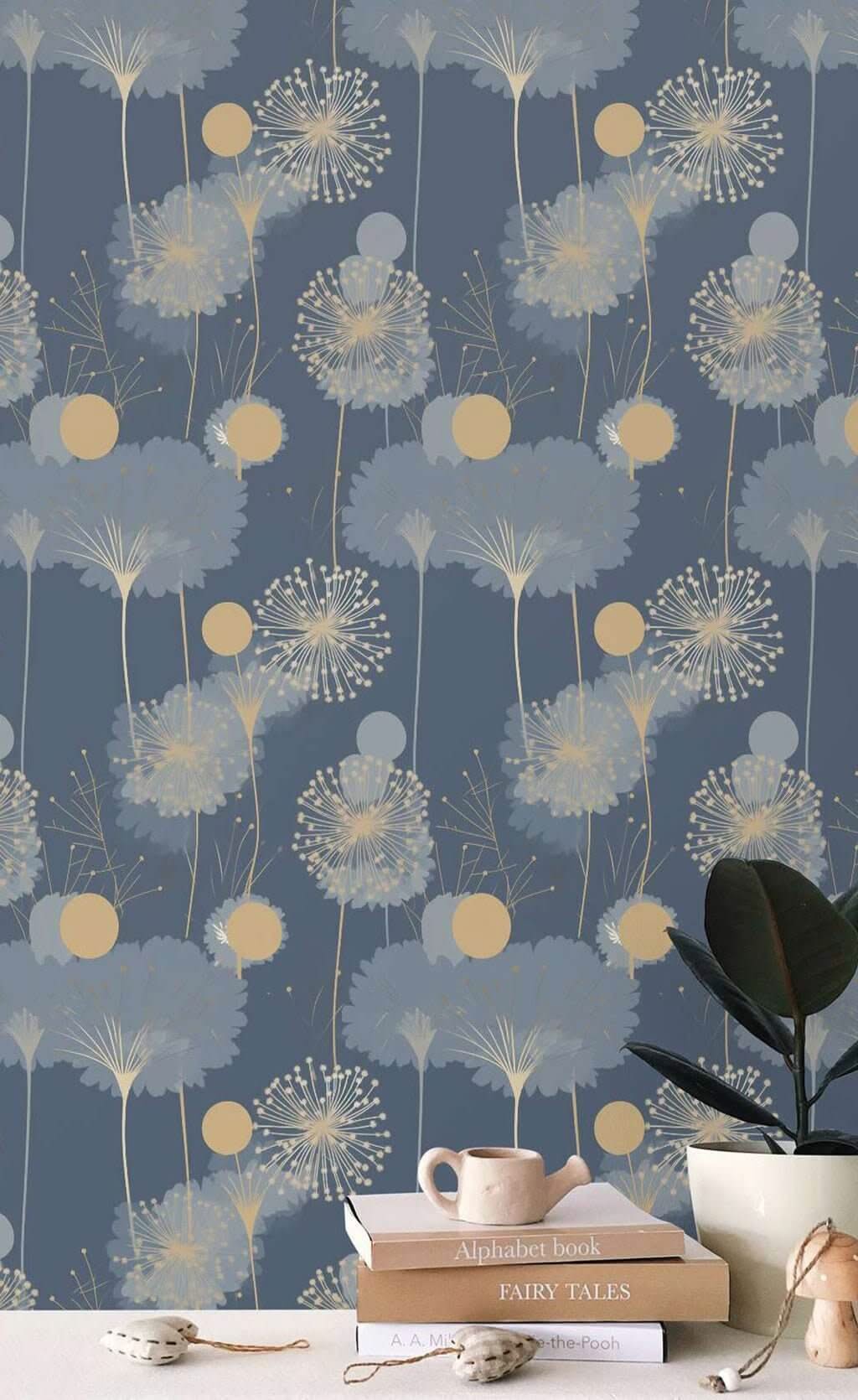 Floral Begonia Bliss Wallpaper-ChandeliersDecor.com