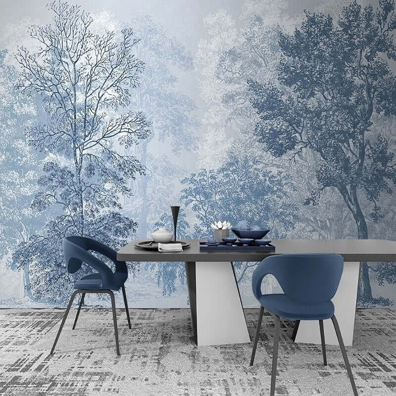 Forest Wallpaper for Home Wall Decor-ChandeliersDecor.com