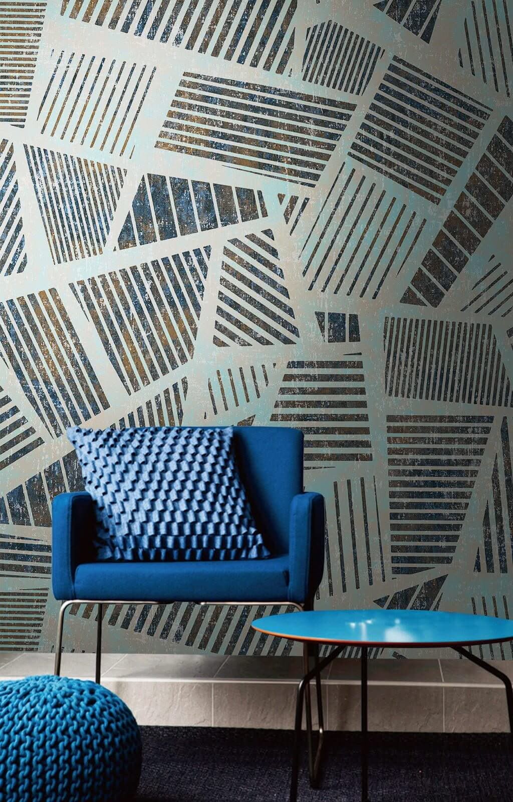 Geometric Triangular Bliss Wallpaper Mural-ChandeliersDecor.com