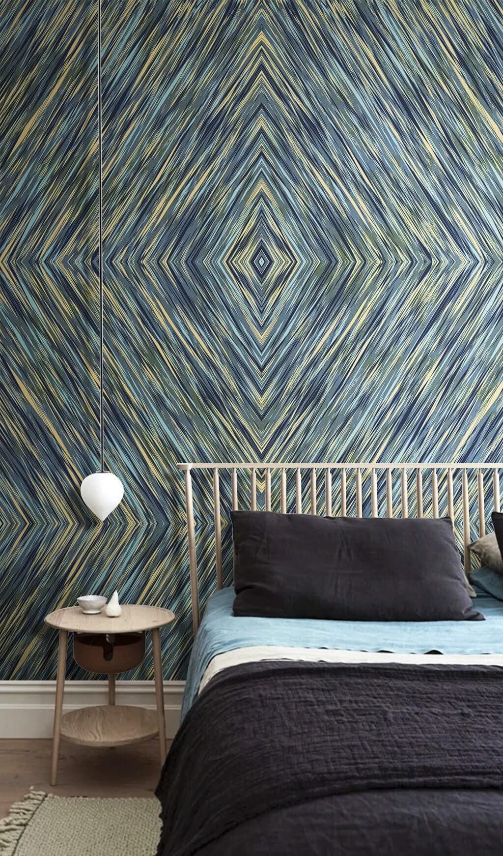 Geometric Visionary Art Wallpaper Mural-ChandeliersDecor.com
