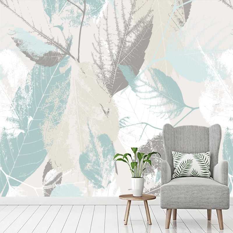 Green Shade Leaves Wallpaper for Home Wall Decor-ChandeliersDecor.com