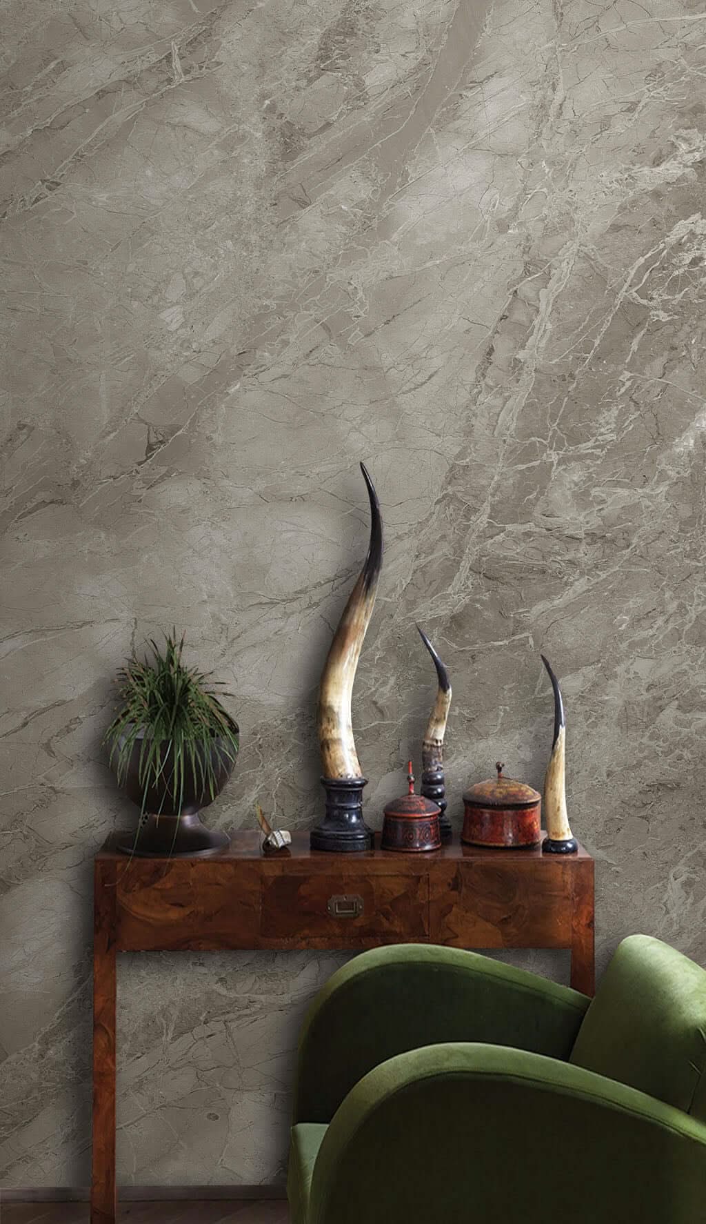 Grey Stone from the Mountain Wallpaper-ChandeliersDecor.com