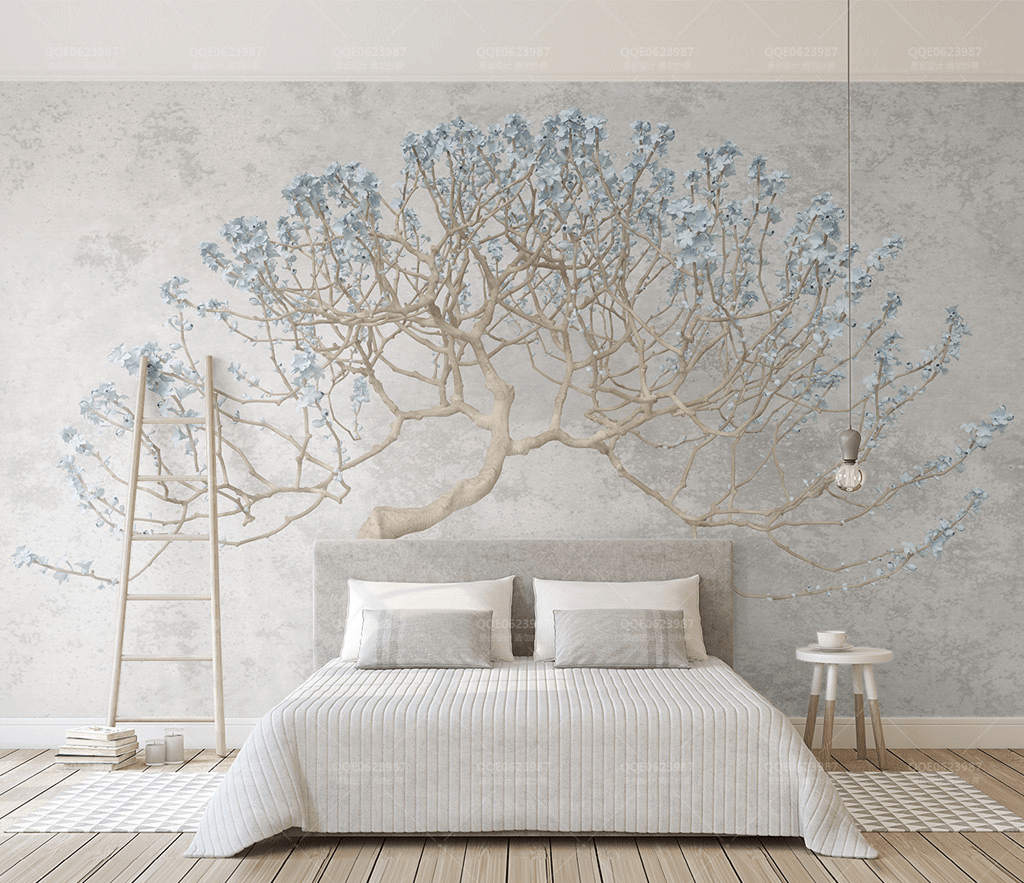 Large 3D Tree Wallpaper Murals - Transform Any Space-ChandeliersDecor.com