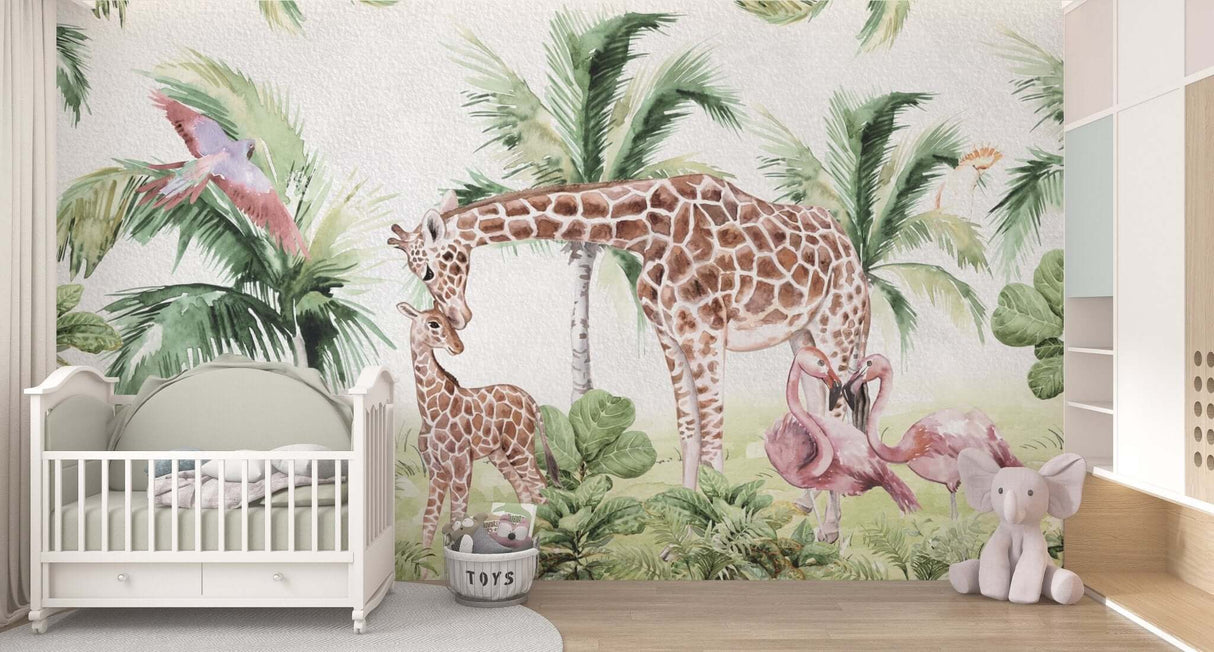 Mothers Love - Kids Room Wallpaper Mural-ChandeliersDecor.com