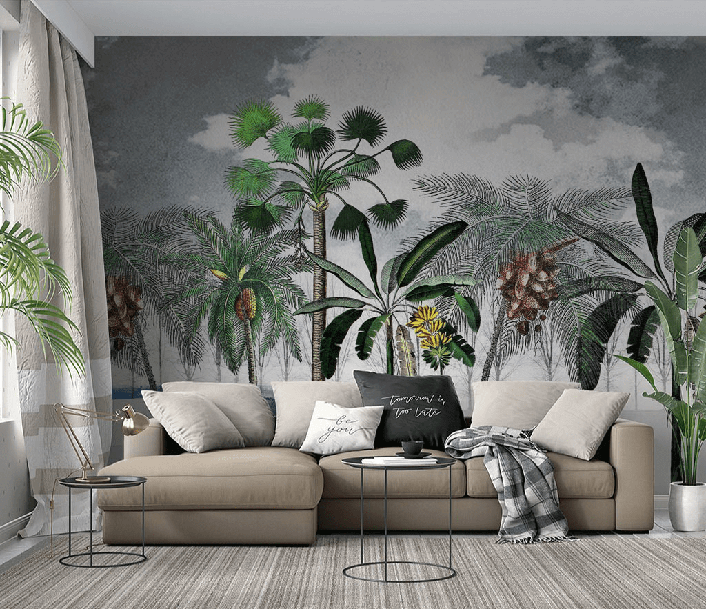 Paradise Dream: Tropical Wallpaper Murals-ChandeliersDecor.com