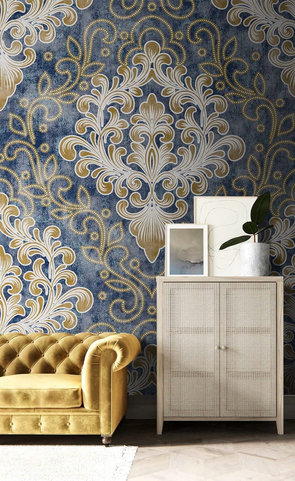 Royal Paradise Wallpaper Mural-ChandeliersDecor.com