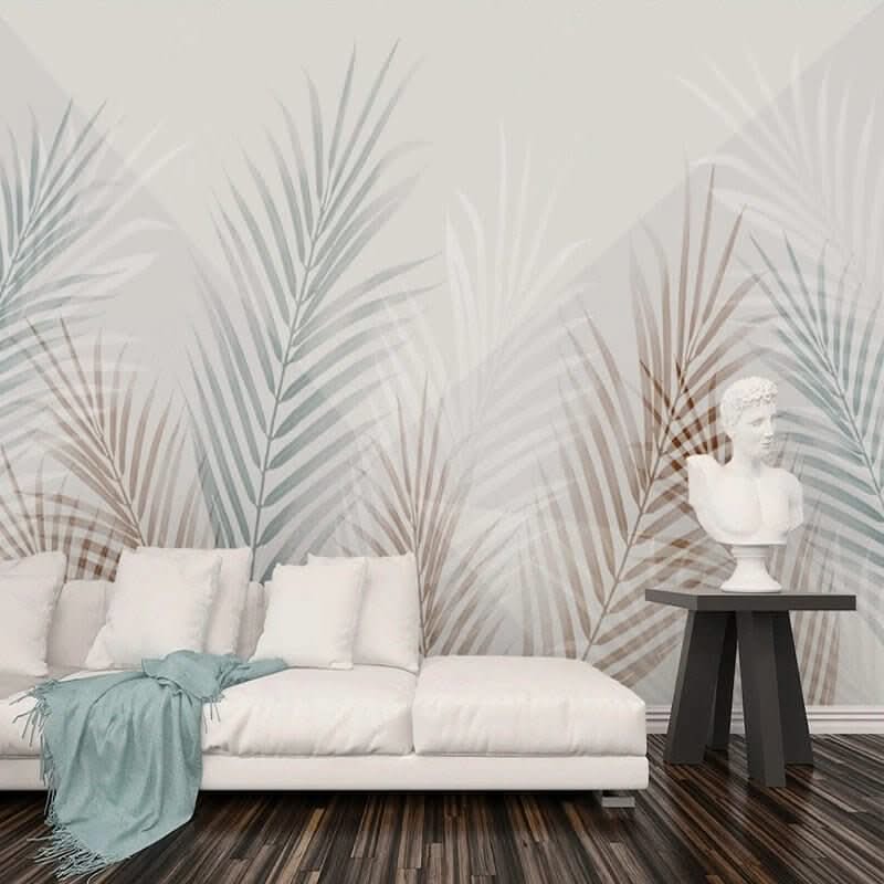 Tropical Palm Paradise Wallpaper Mural-ChandeliersDecor.com