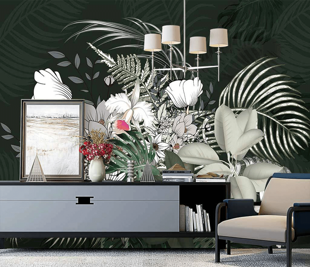 Tropical Wallpaper Murals: Explore Paradise-ChandeliersDecor.com