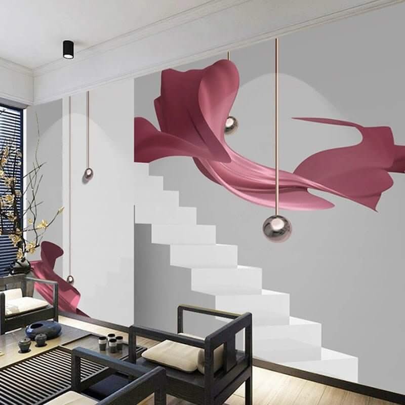 Walk the Stairs Wallpaper: Elevate Your Space-ChandeliersDecor.com