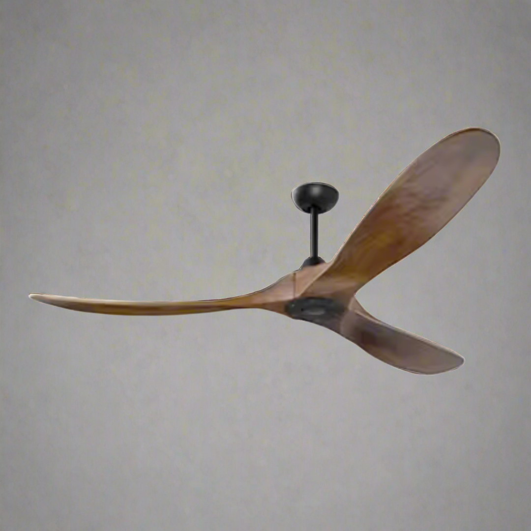 Antique Wooden Blades Large Fan Remote Controlled (2024 Edition) - GraffitiWallArt