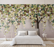 3D Abstract Tree Wallpaper Murals-ChandeliersDecor