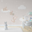3D Clouds Wallpaper Mural: Kids Room-ChandeliersDecor.com