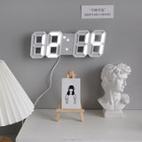 Horloge murale numérique LED 3D : design innovant et élégant