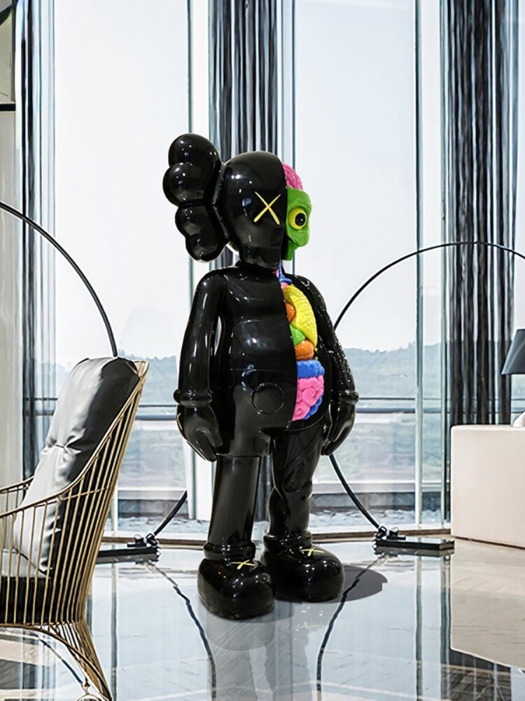 4 Foot Dissected: KAWS Statue Big Online - Limited Stock-ChandeliersDecor