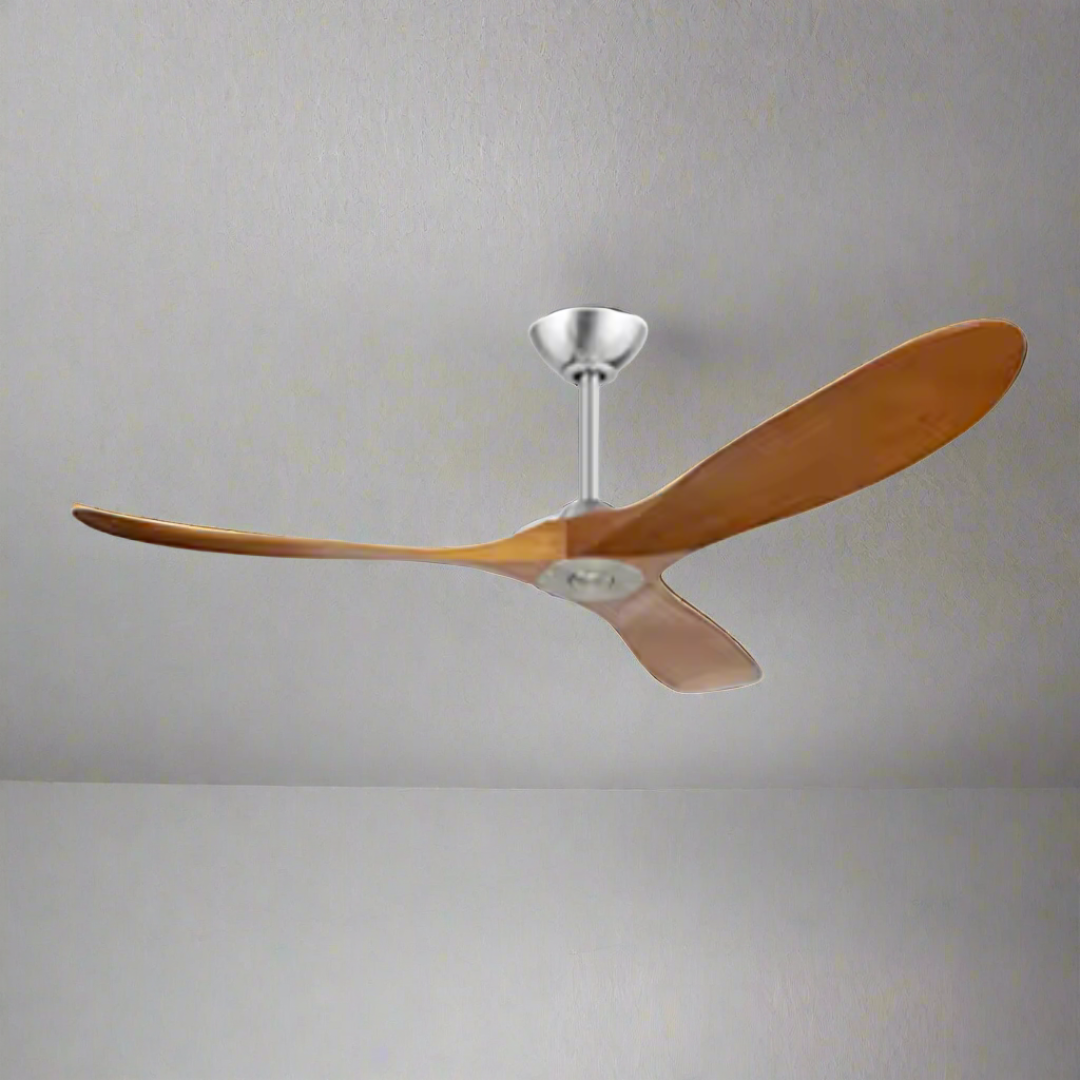 Antique Wooden Blades Large Fan Remote Controlled (2024 Edition) - GraffitiWallArt