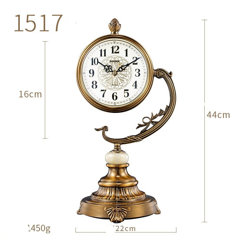 European Style Antique Table Clock