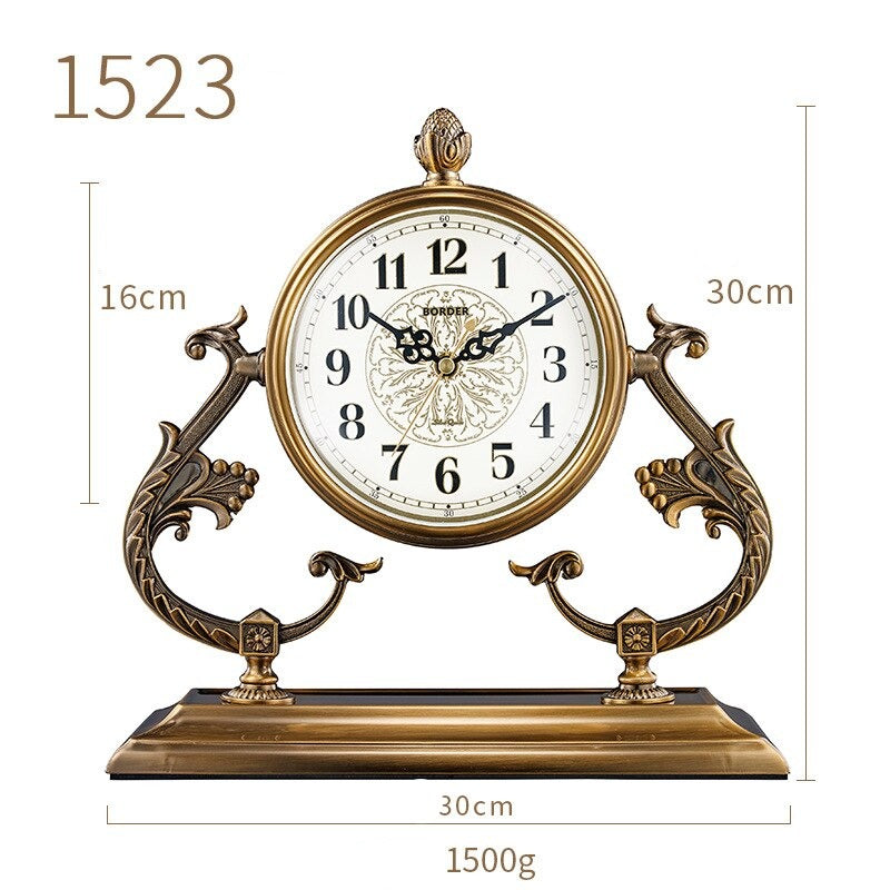 European Style Antique Table Clock