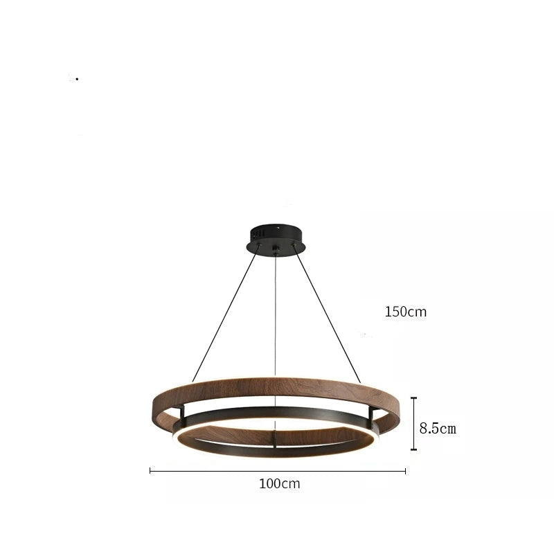 Lustre LED Grace - Lustre circulaire double