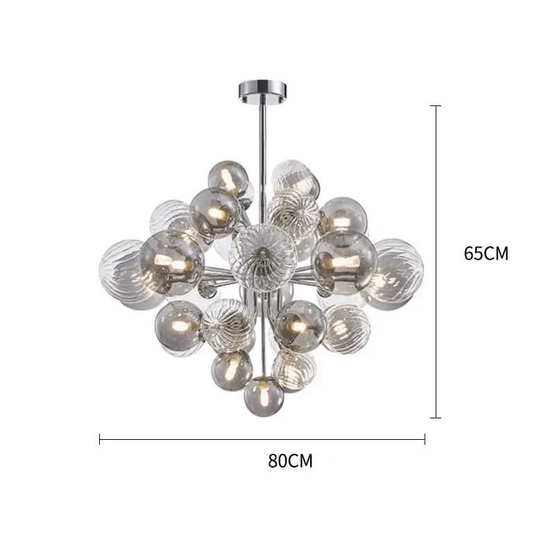 Glass Balls Chandelier: Exquisite Lighting Fixture-ChandeliersDecor.com