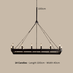 Lustre à bougies : élégance et charme lumineux