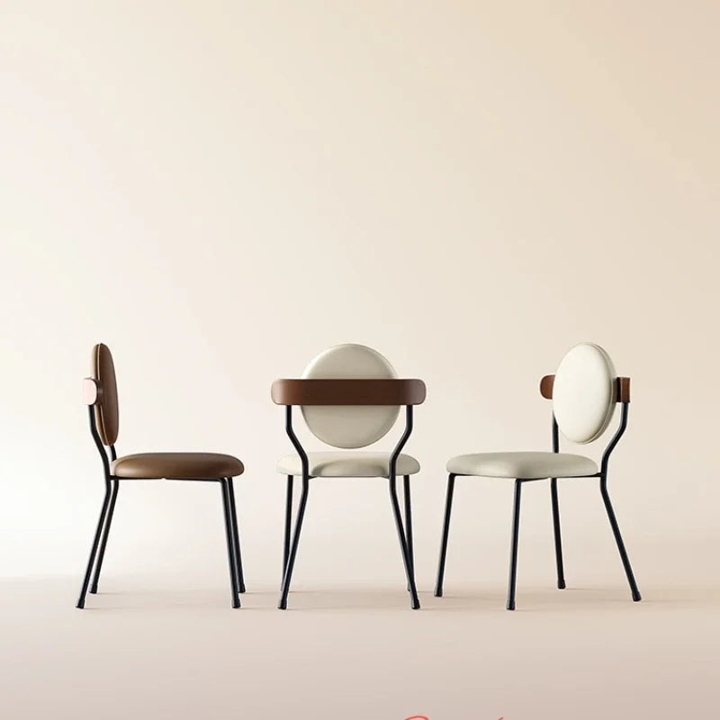 Minimalist Wrought Accent Dining Chair