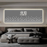 Orologio da parete LED digitale Equalizer