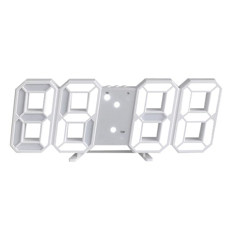 3D LED Digital Wall Clock: Innovative and Stylish Design