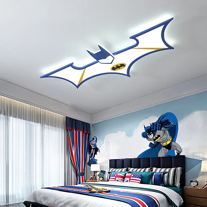 Plafonnier Batman pour chambre de garçon