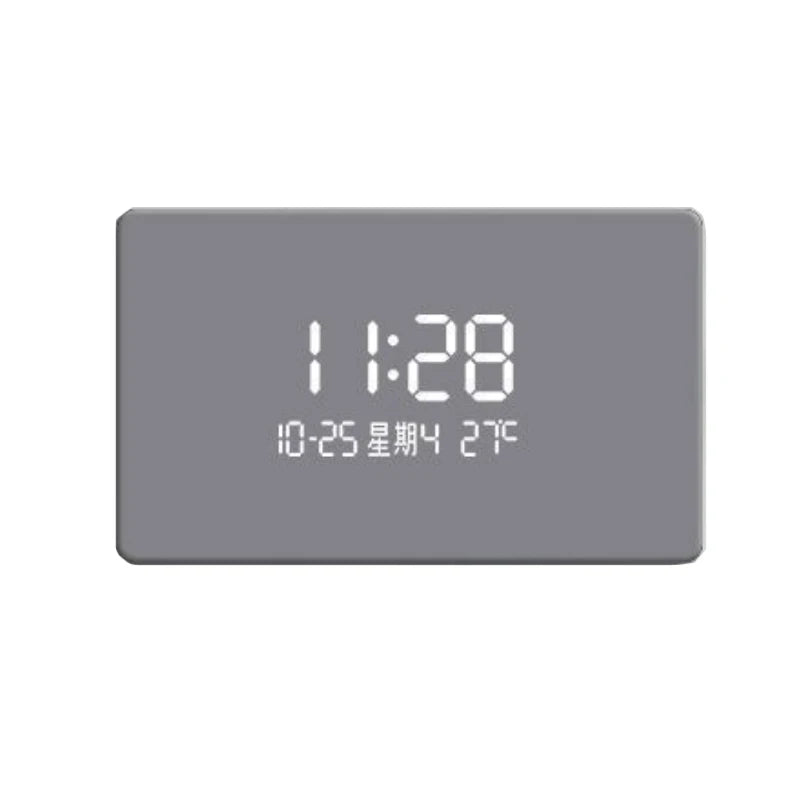 Solid Color Digital LED Wall Clock