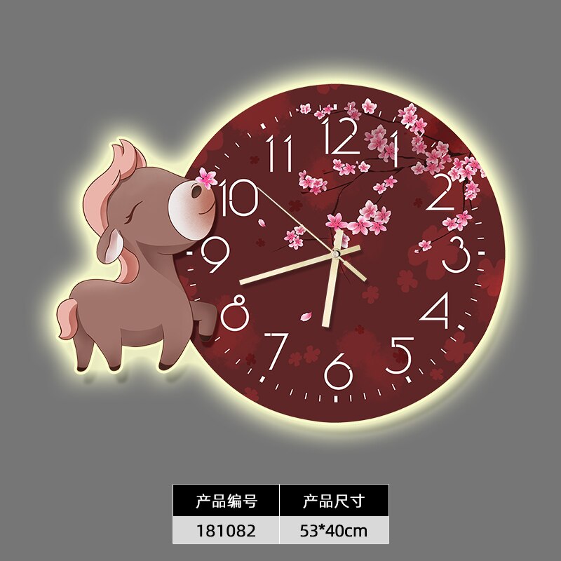 Orologio da parete per bambini a cartoni animati