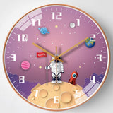 Horloge murale astronaute pour chambre d'enfant