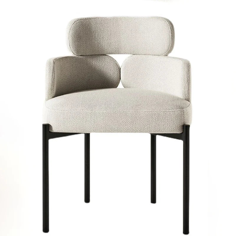 Boucle Minimalist Modern Dining Chair