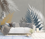 Abstract Leaves Wallpaper Murals: Transform Your Space-ChandeliersDecor