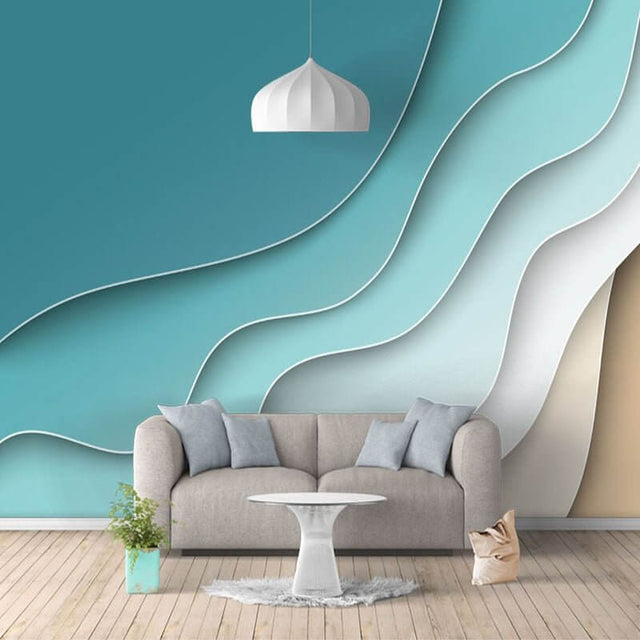 Abstract Line Geometric Wallpaper for Home Wall Decor-ChandeliersDecor.com