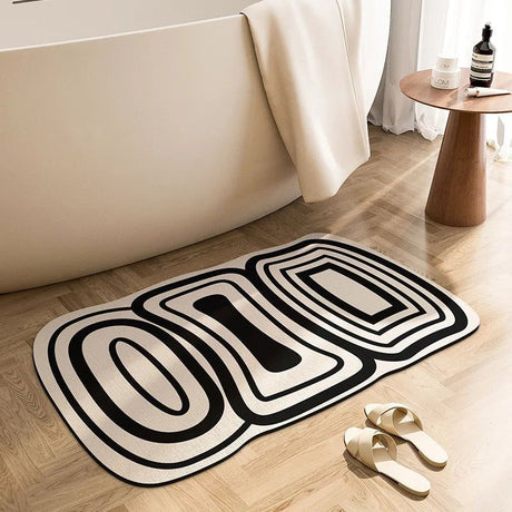 Abstract Ooze Rug: Contemporary Elegance for Stylish Comfort-ChandeliersDecor