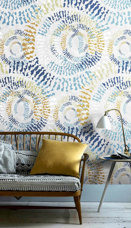 Abstract Sponge Pattern Wallpaper Mural-ChandeliersDecor.com