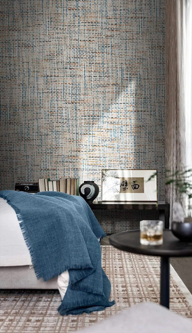 Abstract Stitch Wallpaper Mural-ChandeliersDecor.com