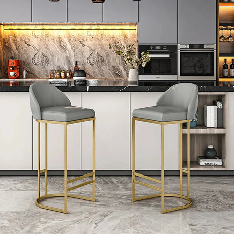 Accent Bar Stools Minimalist Kitchen Counter Stool-GraffitiWallArt