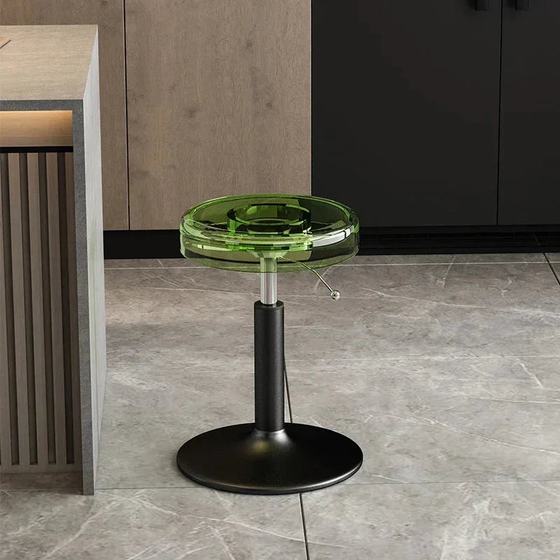 Acrylic High-End Kitchen Island Counter bar Stool-GraffitiWallArt