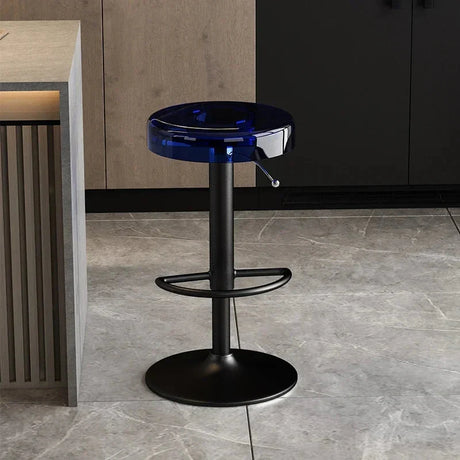 Acrylic High-End Kitchen Island Counter bar Stool-GraffitiWallArt