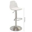 Acrylic Reception Bar Stools for Kitchen Counter-GraffitiWallArt