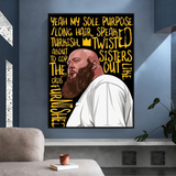 Action Bronson Singer Rapper Canvas Wall Art-ChandeliersDecor