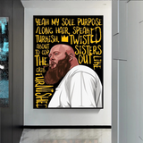 Action Bronson Singer Rapper Canvas Wall Art-ChandeliersDecor