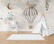 Air Balloon Safari Nursery Wallpaper Mural - Flying Safari-ChandeliersDecor.com