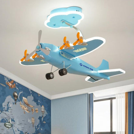 Airplane Air Force One Ceiling Light for Kids Room-ChandeliersDecor